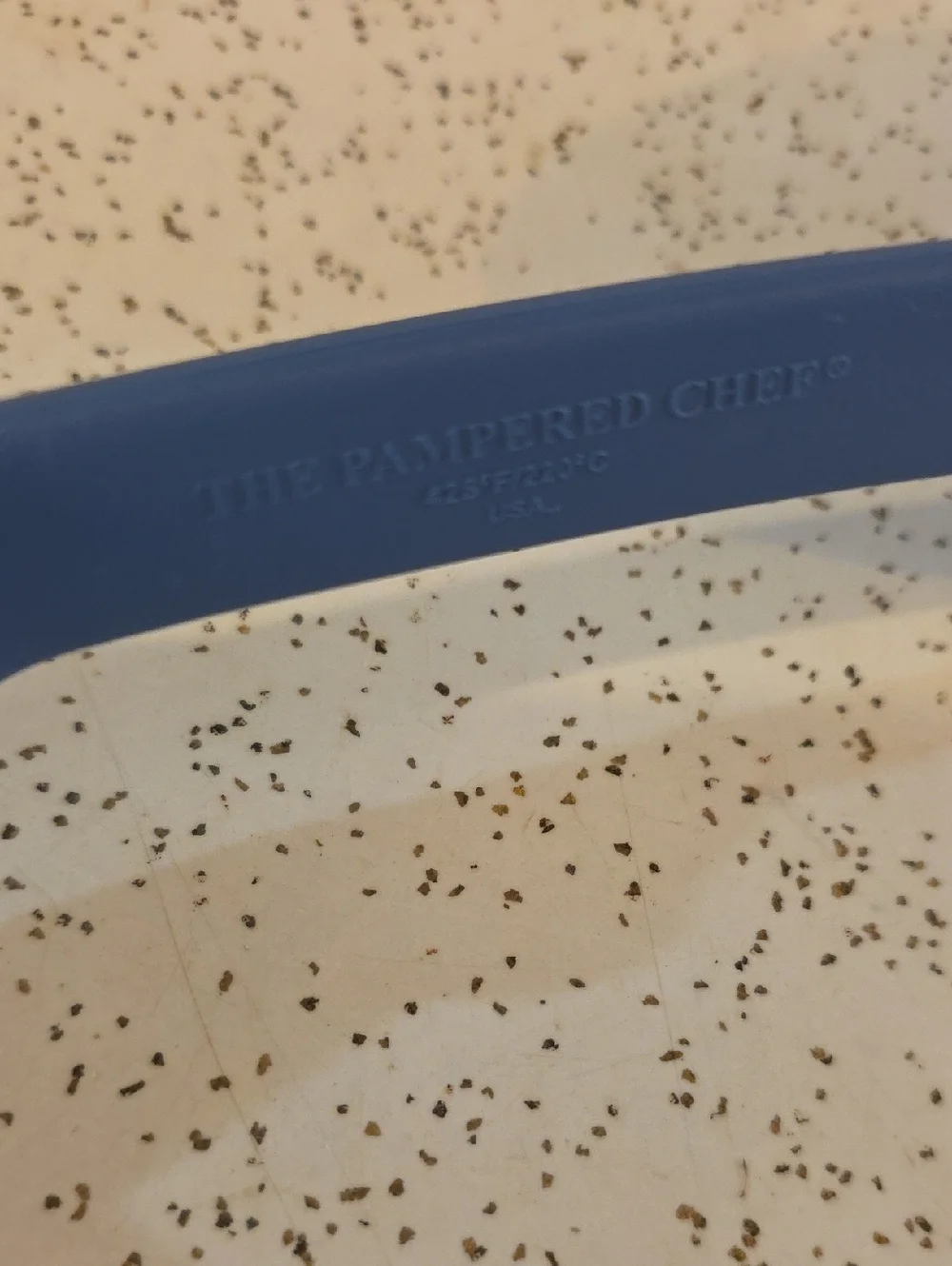 Pampered Chef‎ Blue Nylon Slotted Serving Spoon 12.75
